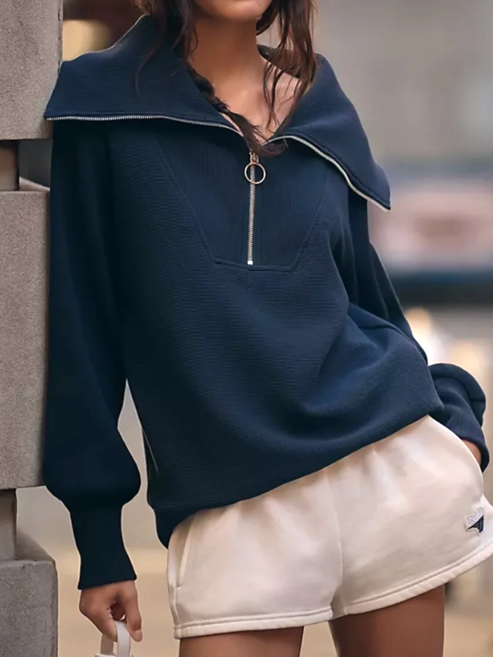 VARLEY Vine Half-Zip Pullover Navy - Picture 1 of 5
